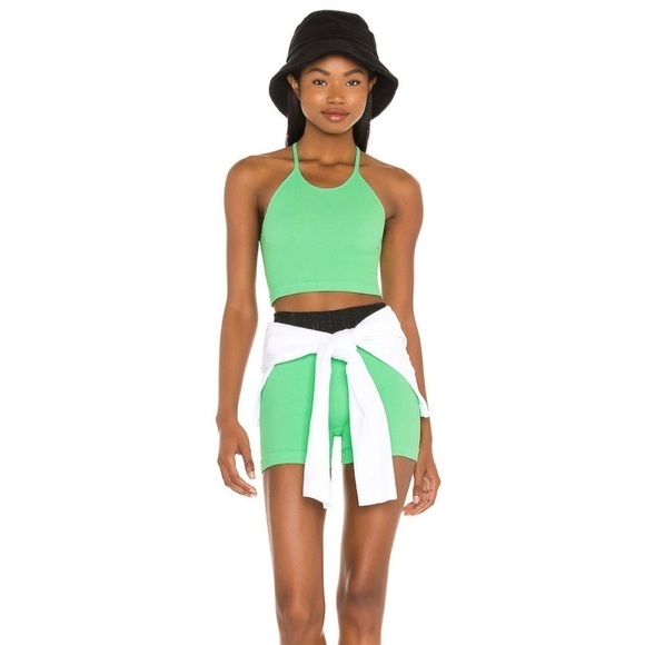 Free People Movement Shorts in Cut Grass size Medium/Large - Picture 3 of 8